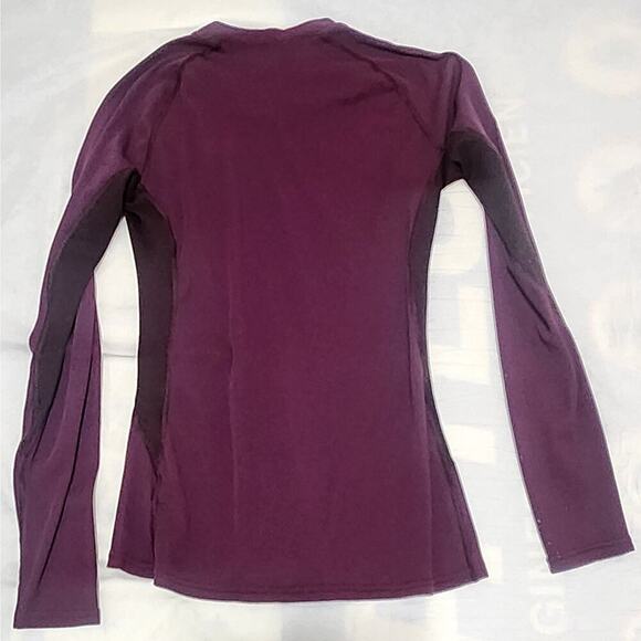 PATAGONIA COOL TRAIL LONG SLEEVE WOMEN'S SHIRT SIZE Small Purple Stain - Picture 2 of 5